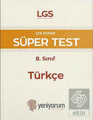 LGS Çek Kopar Süper Test 8. Sınıf Türkçe