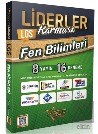 LGS Fen Bilimleri Denemeleri 8 Yayın 16 Deneme