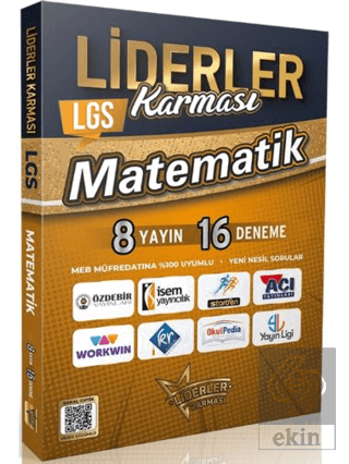 LGS Matematik Denemeleri 8 Yayın 16 Deneme