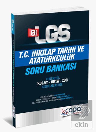 LGS T.C İnkılap Tarihi ve Atatürkçülük Soru Bankas