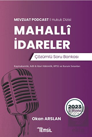 Mahalli İdareler Çözümlü Soru Bankası