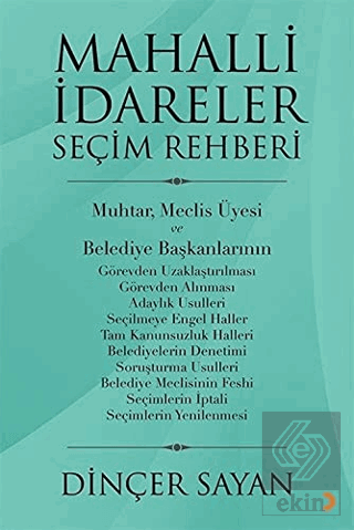 Mahalli İdareler Seçim Rehberi