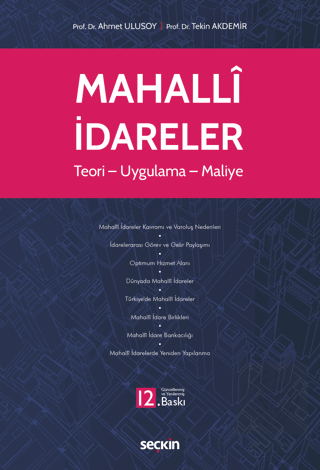 Mahalli İdareler Teori – Uygulama – Maliye