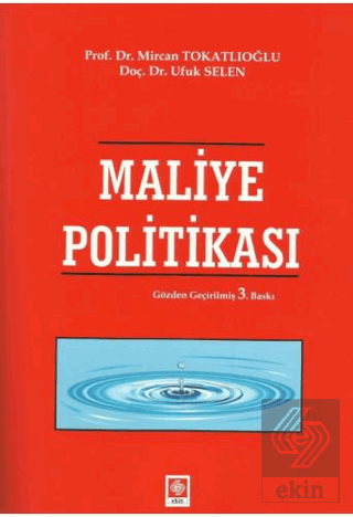 Maliye Politikası Mircan Tokatlıoğlu