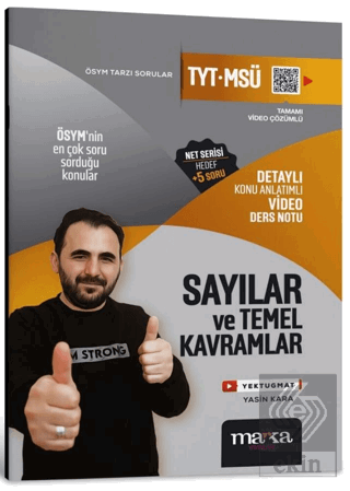 Marka Yayınları TYT MSÜ Sayılar ve Temel Kavramlar