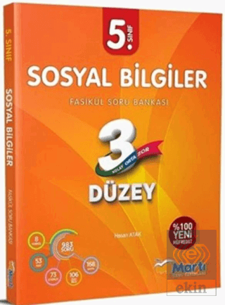 Martı 5.Sınıf Sosyal Bilgiler 3 Düzey Soru Bankası