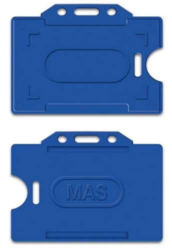 Mas 3520 Plastik Kart Muhafaza -Yatay-54X86-Lacivert 50 Li