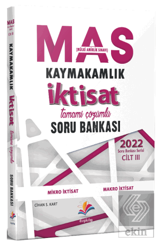 MAS İktisat Tamamı Çözümlü Soru Bankası