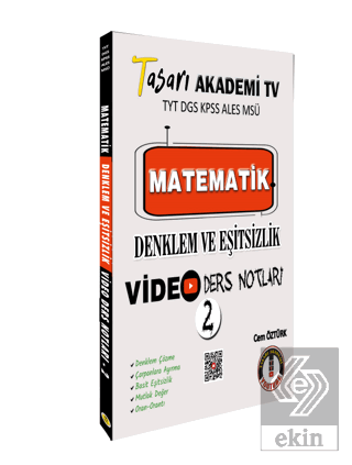 Matematik Denklem Eşitsizlik Video Ders Notları