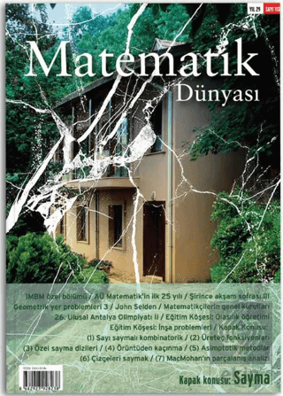 Matematik Dünyası Dergisi Sayı: 113