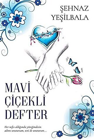 Mavi Çiçekli Defter