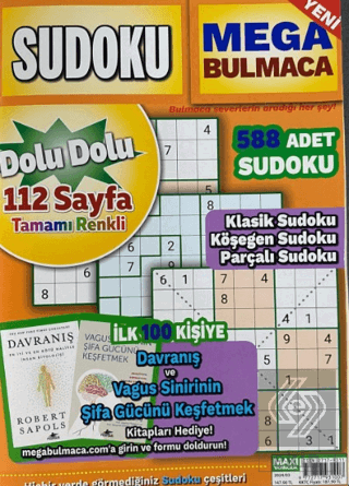 Maxi Sudoku Mega Bulmaca 2024-03