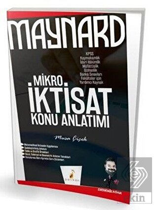 Maynard Mikro İktisat Konu Anlatımı 2019