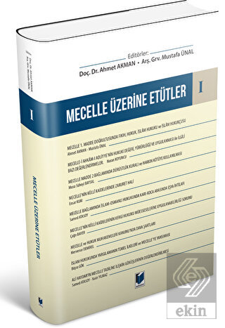 Mecelle Üzerine Etütler I