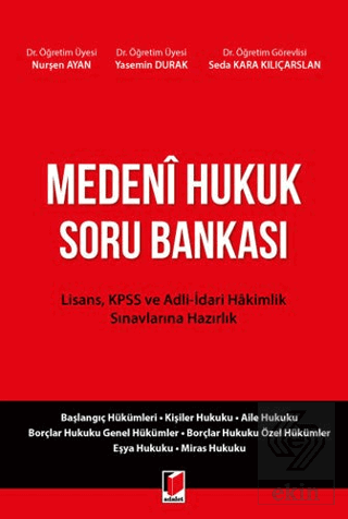 Medeni Hukuk Soru Bankası