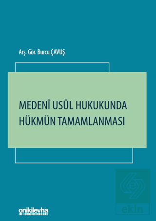 Medeni Usul Hukukunda Hükmün Tamamlanması