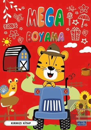 Mega Boyama-Kırmızı Kitap