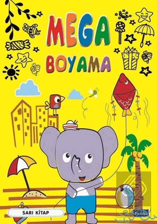 Mega Boyama-Sarı Kitap