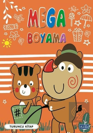 Mega Boyama-Turuncu Kitap