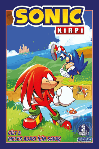 Melek Adası İçin Savaş - Sonic Kirpi Cilt 3