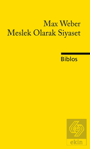 Meslek Olarak Siyaset