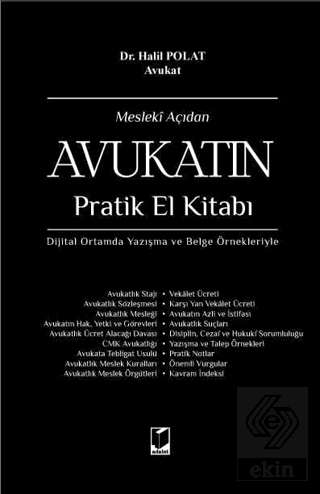 Mesleki Açıdan Avukatın Pratik El Kitabı