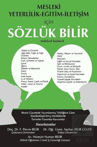 Mesleki Yeterlilik Eğitim İletişim İçin Sözlük Bil