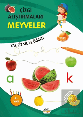 Meyveler - Çizgi Alıştırmaları