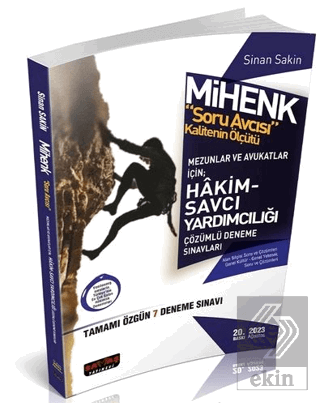 MİHENK Soru Avcısı Adli Hakimlik 7 Deneme