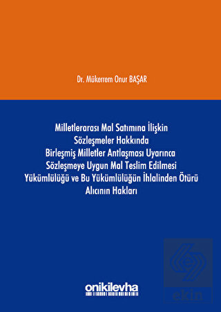 Milletlerarası Mal Satımına İlişkin Sözleşmeler Ha