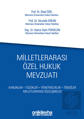 Milletlerarası Özel Hukuk Mevzuatı