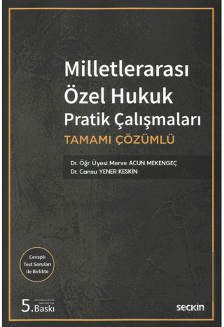 Milletlerarası Özel Hukuk Pratik Çalışmaları Tama