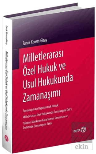 Milletlerarası Özel Hukuk ve Usul Hukukunda Zamana