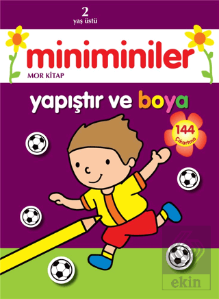 Miniminiler : Mor Kitap Yapıştır ve Boya