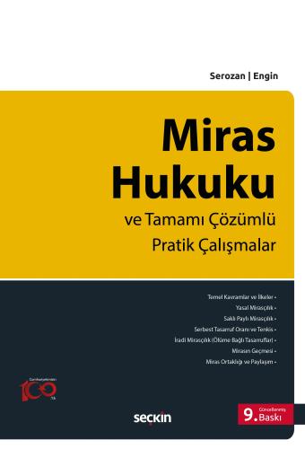 Miras Hukuku Tamamı Çözümlü Pratik Çalışmalar