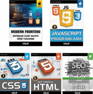 Modern Web Tasarım Seti 2 (5 Kitap Takım)