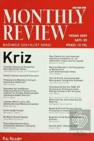 Monthly Review Bağımsız Sosyalist Dergi Sayı: 20 /