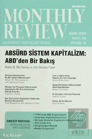 Monthly Review Bağımsız Sosyalist Dergi Sayı: 24 /