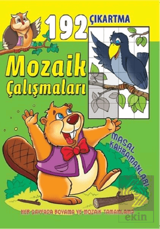 Mozaik Çalışmaları 192 Çıkartma - Masal Kahramanla