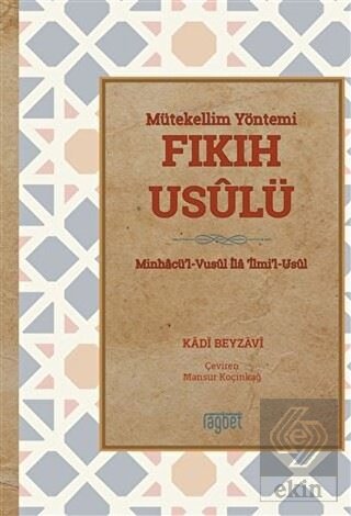 Mütekellim Yöntemi Fıkıh Usulü