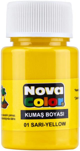 N.COLOR KUMAS BOYASI SARI 35CC ŞİŞE