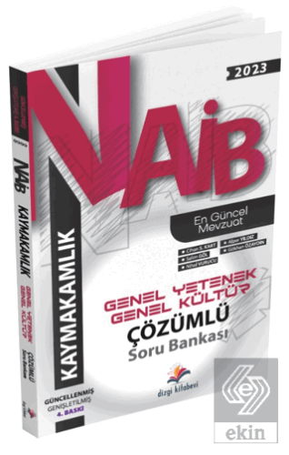 NAİB Kaymakamlık Genel Yetenek Genel Kültür Çözümlü Soru Bankası