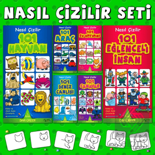 Nasıl Çizilir Seti (6 Kitap Takım)