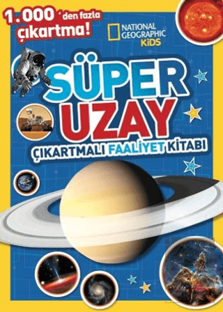 National Geographic Kids Süper Uzay Çıkartmalı Faaliyet Kitabı