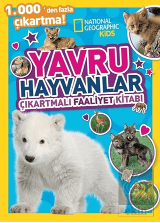 National Geographic Kids Yavru Hayvanlar Çıkartmalı Faaliyet Kitabı