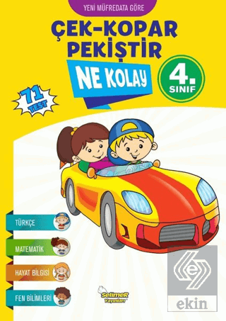 Ne Kolay 4.Sınıf Çek - Kopar - Pekiştir (71 Test)