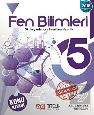 Nitelik 5. Sınıf Fen Bilimleri Konu Kitabı