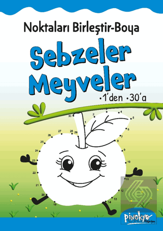 Noktaları Birleştir-Boya Sebzeler-Meyveler-1'den 3