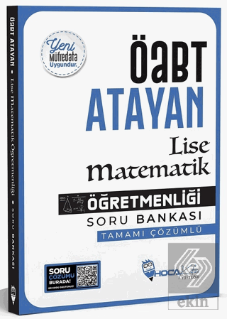 ÖABT Lise Matematik Öğretmenliği Atayan Soru Bankası Çözümlü