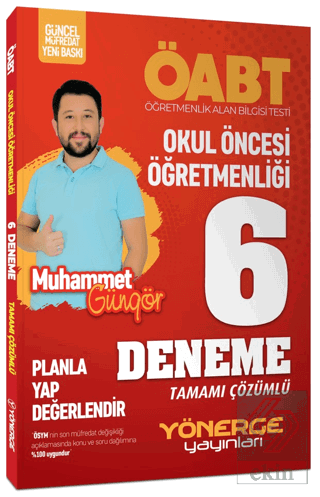 ÖABT Okul Öncesi Öğretmenliği 6 Deneme Çözümlü Yön